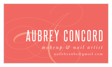 Stand out amongst the competition and make a name for yourself with the chic look of our Set The Tone Business Cards.