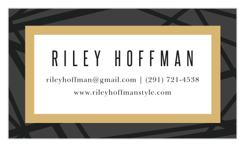 Dynamic Border Business Cards