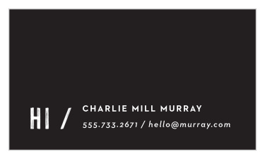 Our Basic Marker Business Cards are the perfect way to represent yourself and your business in a professional and refreshing manner!