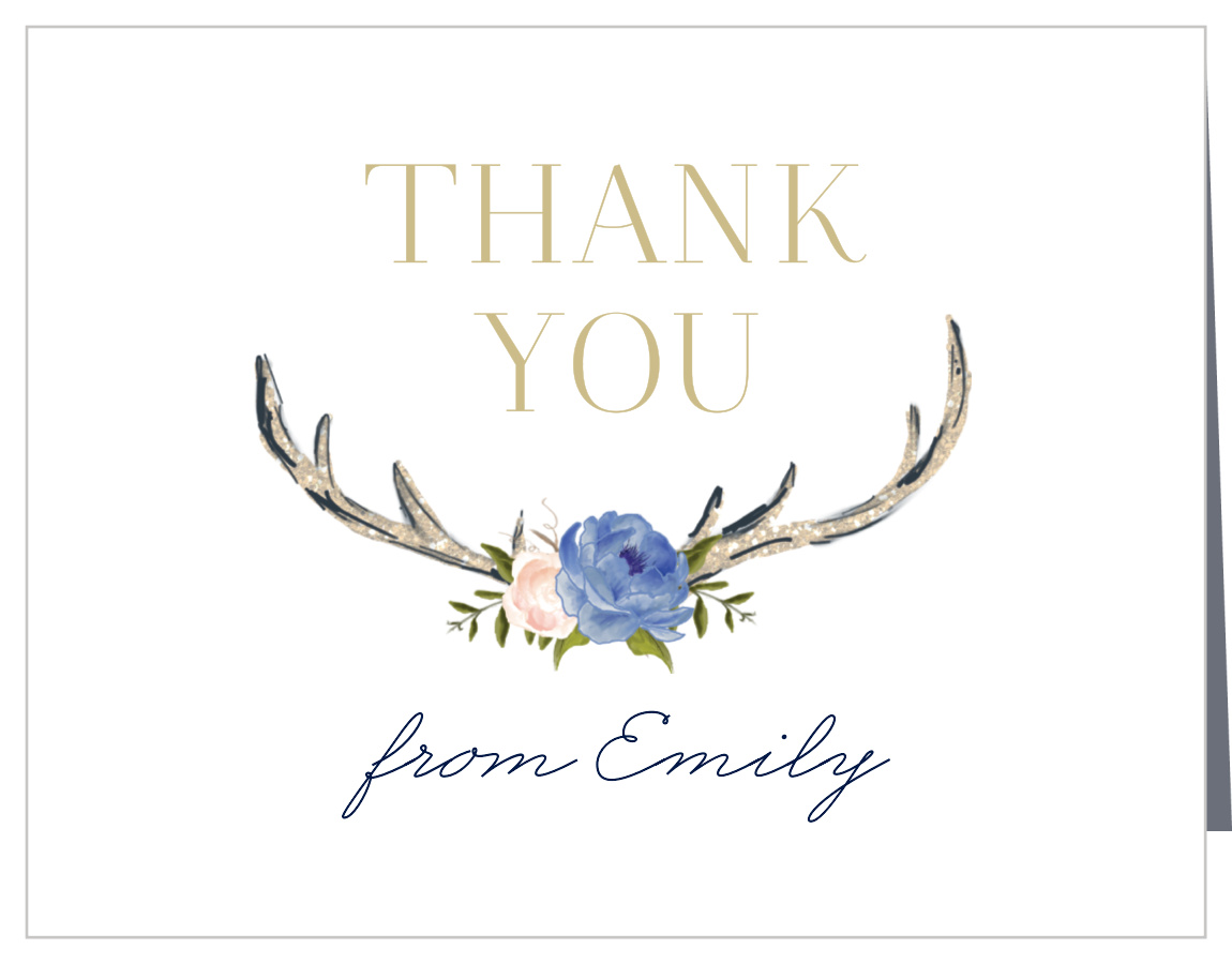 Country Seed Baby Shower Thank You Cards