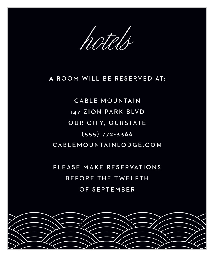 Atlanta Skyline Accommodation Cards