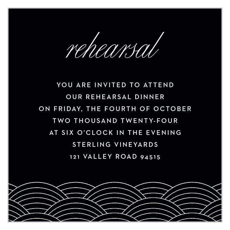 El Paso Skyline Rehearsal Cards