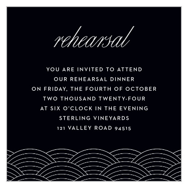 El Paso Skyline Rehearsal Cards