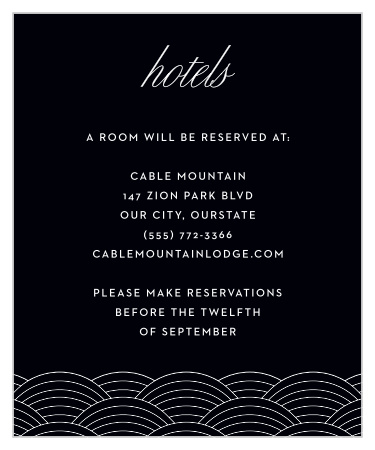 Dallas Skyline Accommodation Cards