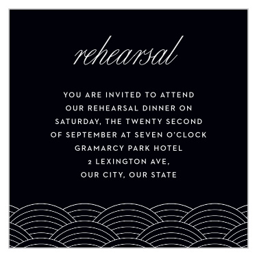 Dallas Skyline Rehearsal Cards
