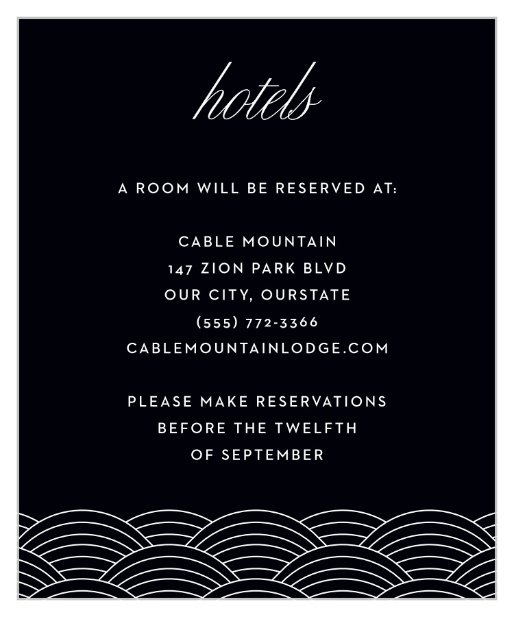 Nashville Skyline Accommodation Cards
