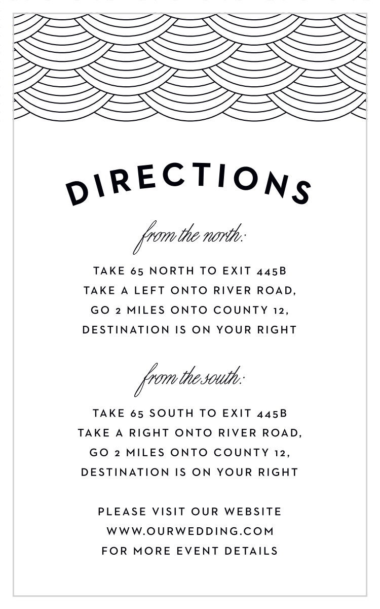 Detroit Skyline Direction Cards