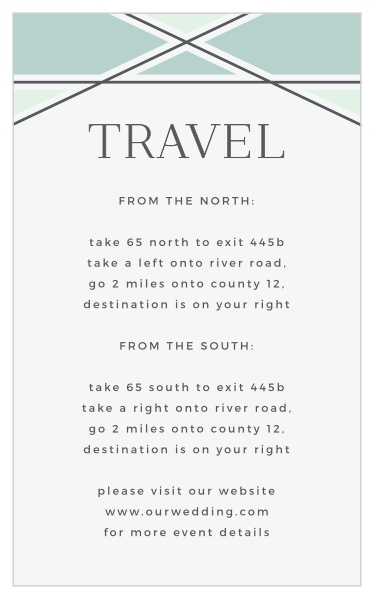 Simple Lines Direction Cards