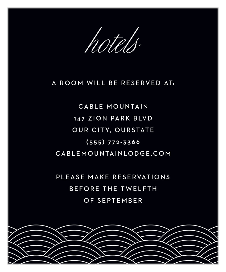 Fort Worth Skyline Accommodation Cards
