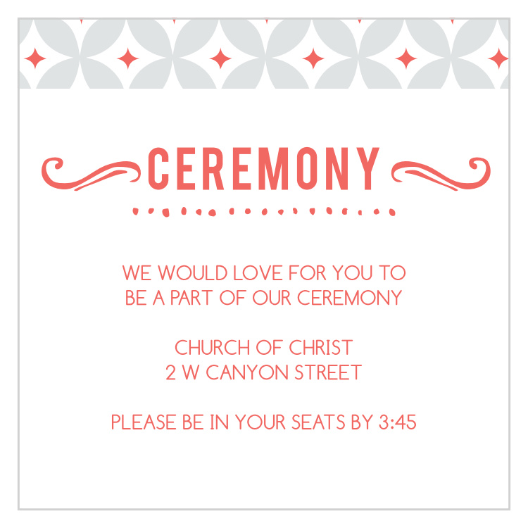 Fairy Tale Beginning Ceremony Cards