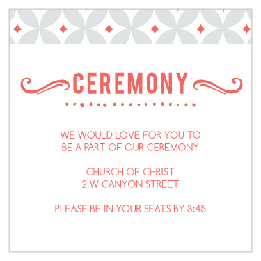 Fairy Tale Beginning Ceremony Cards