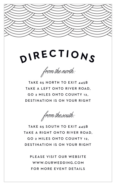 Cincinnati Skyline Direction Cards