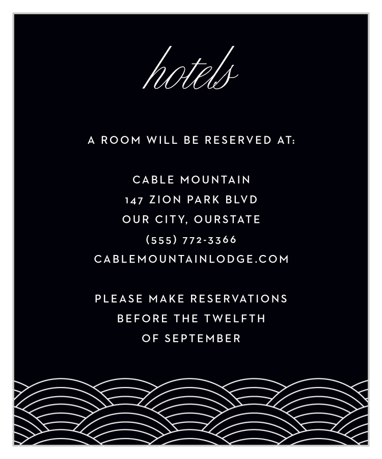 Indianapolis Skyline Accommodation Cards