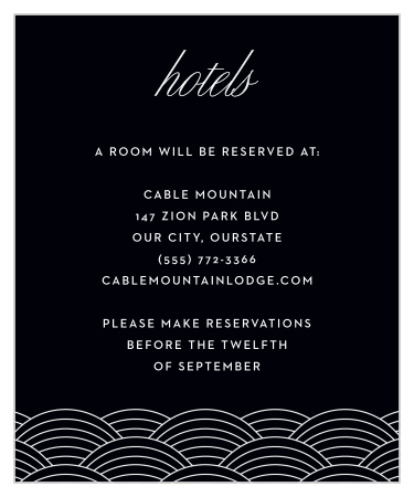 Indianapolis Skyline Accommodation Cards