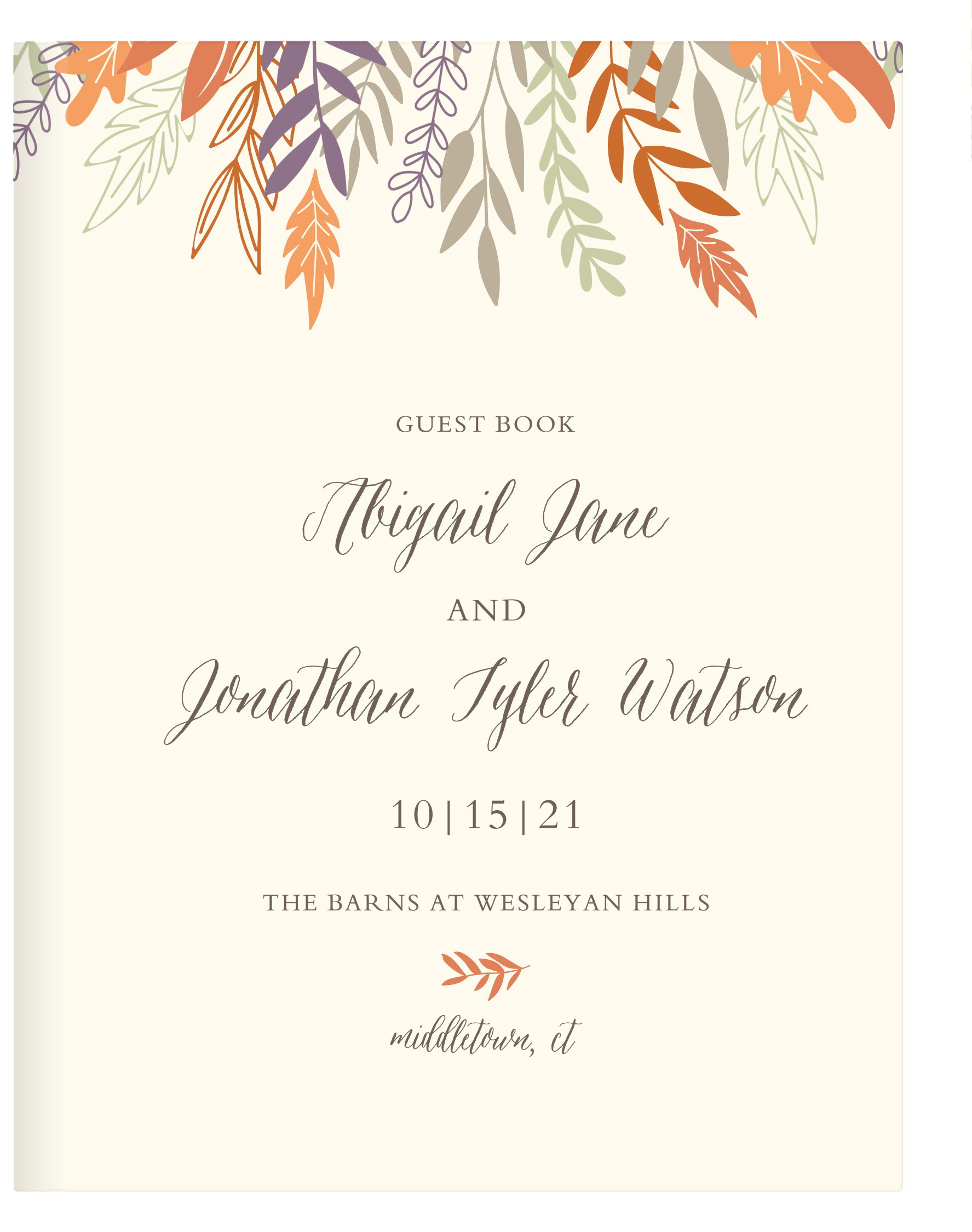 Fall Harvest Guest Book