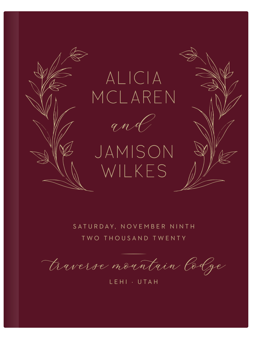 Our Redwood Forest Guest Book is the perfect way to remember who came to celebrate your special day with you!