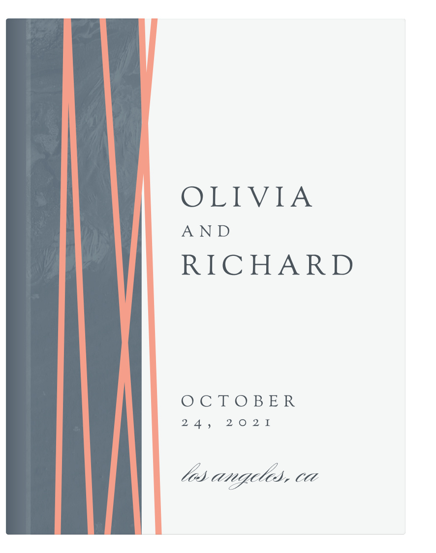 Formal Lines Guest Book