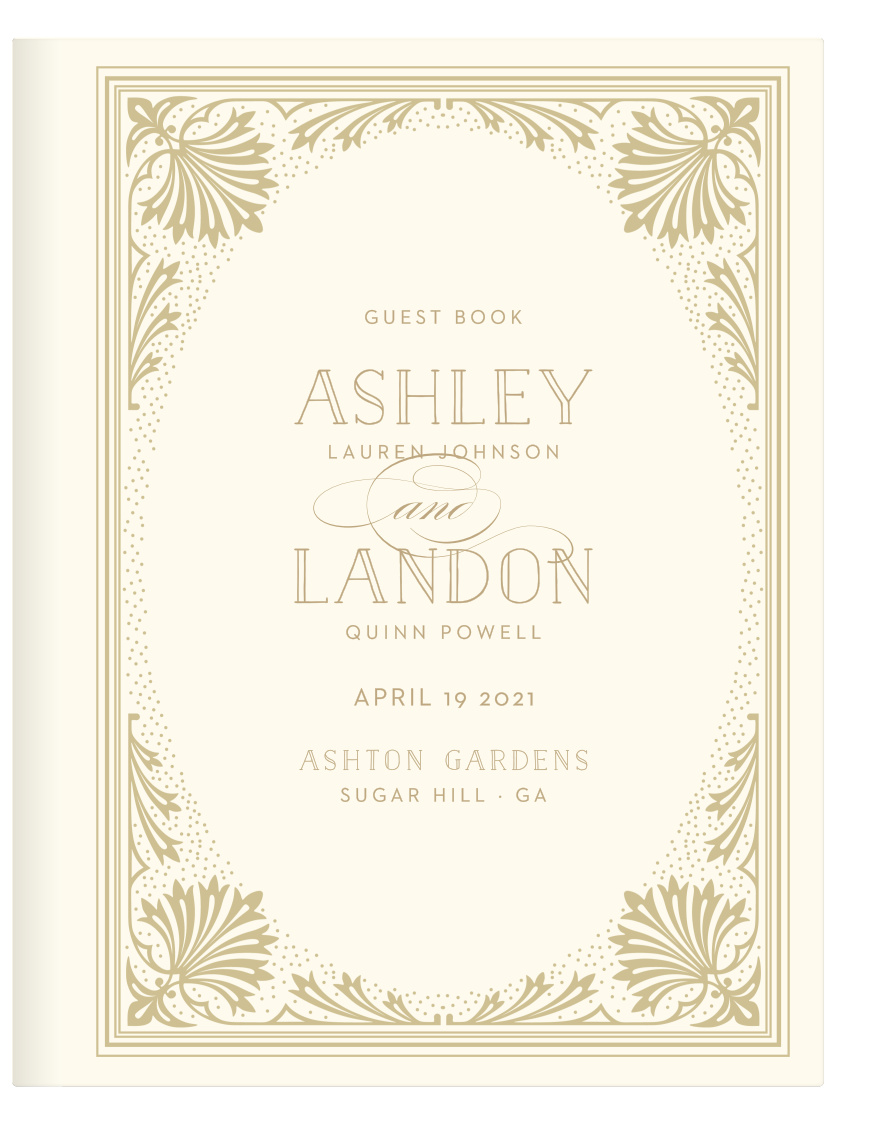 Filigree Frame Guest Book