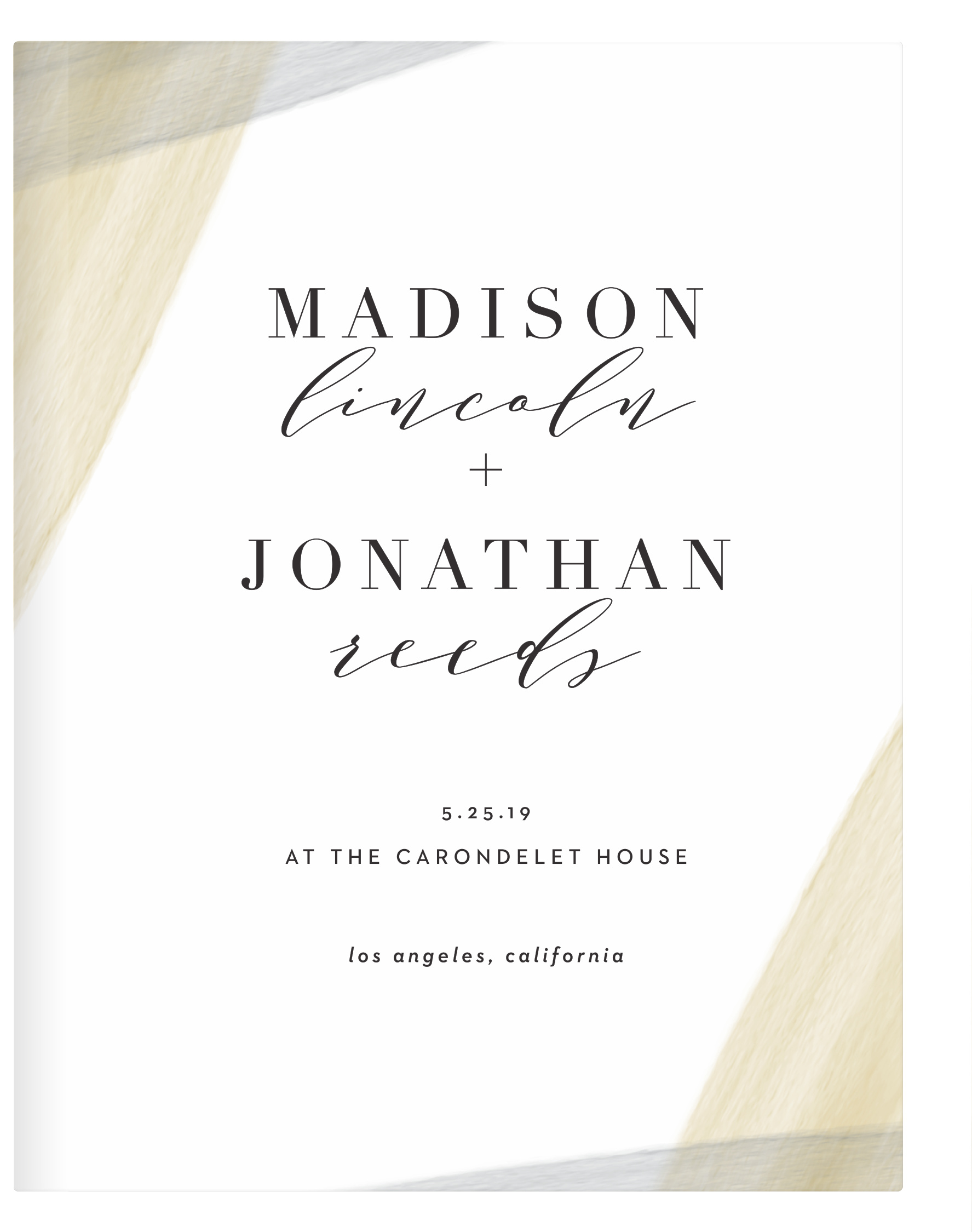 Luxe Watercolor Guest Book
