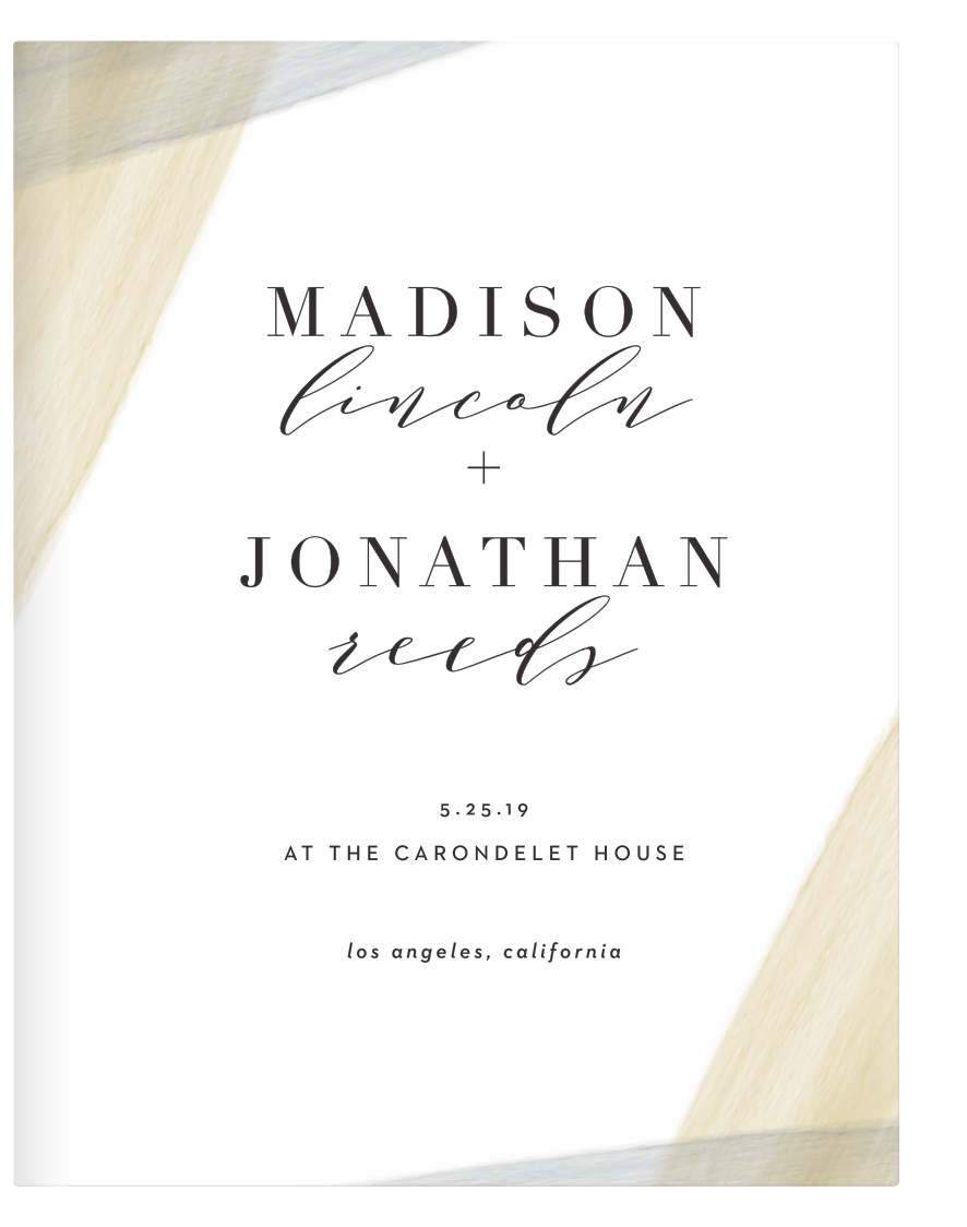 Luxe Watercolor Guest Book
