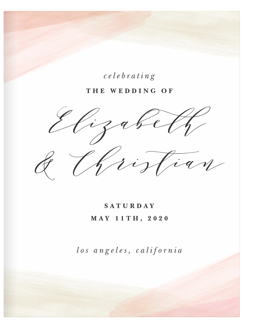 Paint Overlay Guest Book