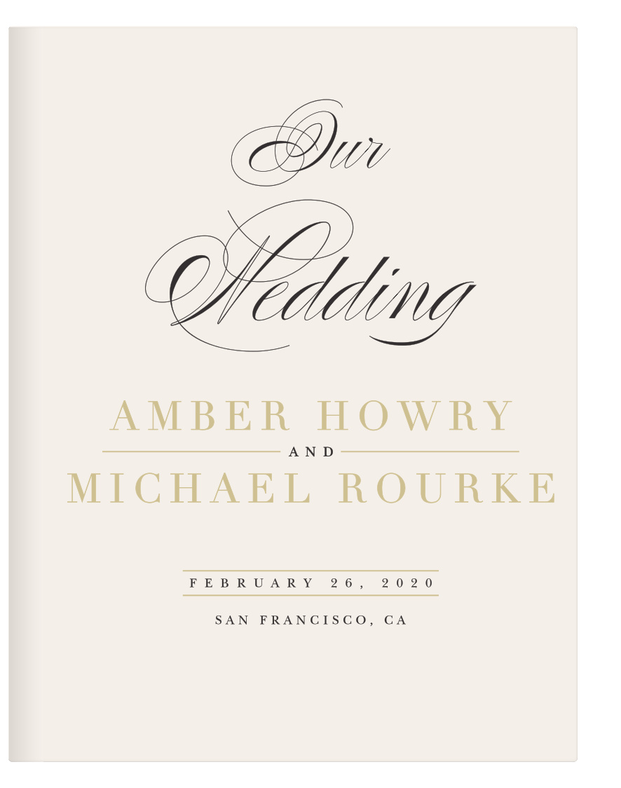 Timeless Type Guest Book