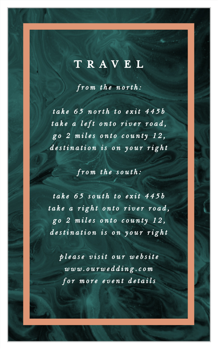 Simply Formal Direction Cards