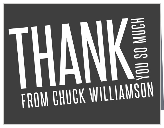Share your gratitude for the support you received on your special day from your friends and family with our Jazz Fifty Milestone Birthday Thank You Cards.