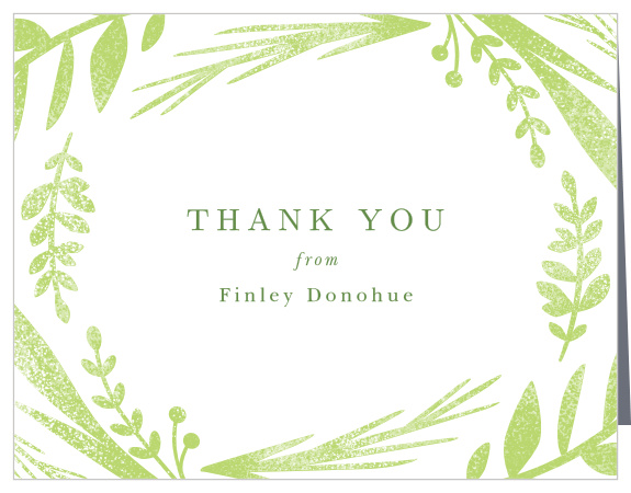 Sweet Leaf Retirement Thank You Cards