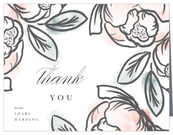 Beautiful Brunch Thank You Cards