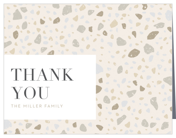 Mod Terrazzo Housewarming Thank You Cards