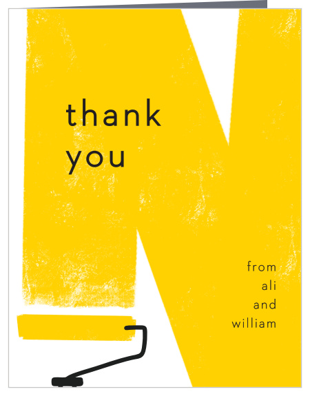Wet Paint Housewarming Thank You Cards