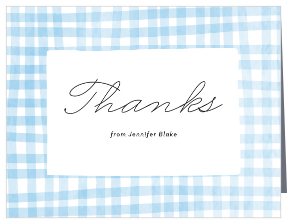The support and presence of your close friends and family meant a lot to you, show them your appreciation with our Patterned Picnic Adult Birthday Thank You Cards. 