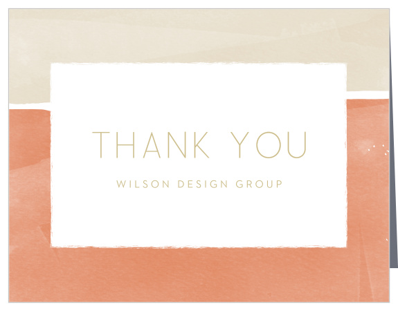 Painted Celebration Thank You Cards
