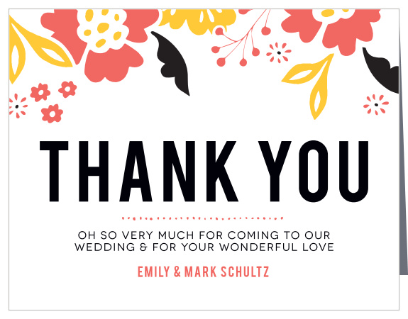 Show your gratitude with our Flowering Love Thank You card. Stand out with the textured background and the slightly tinted overlay.