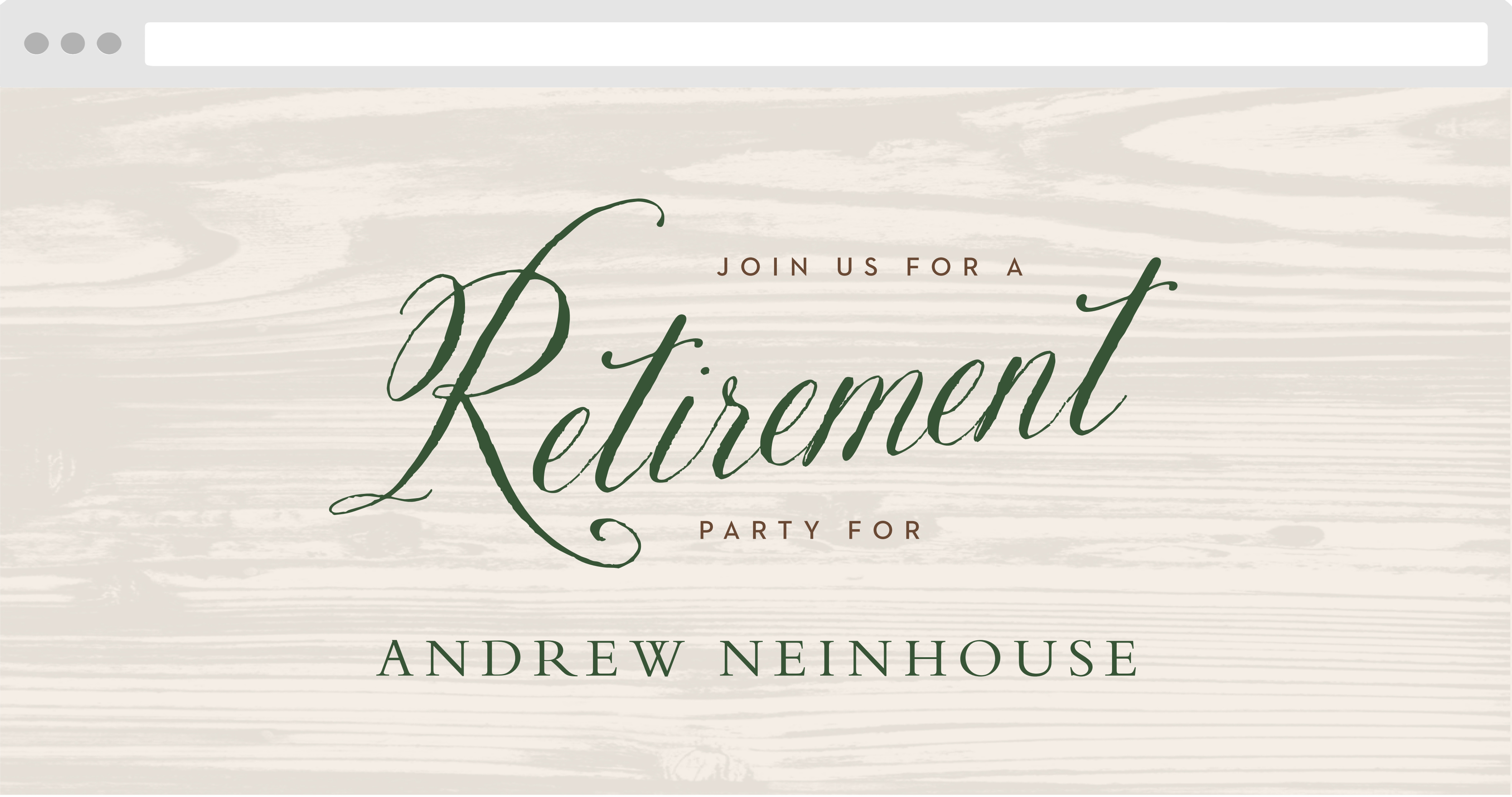 Countryside Woodgrain Retirement Website