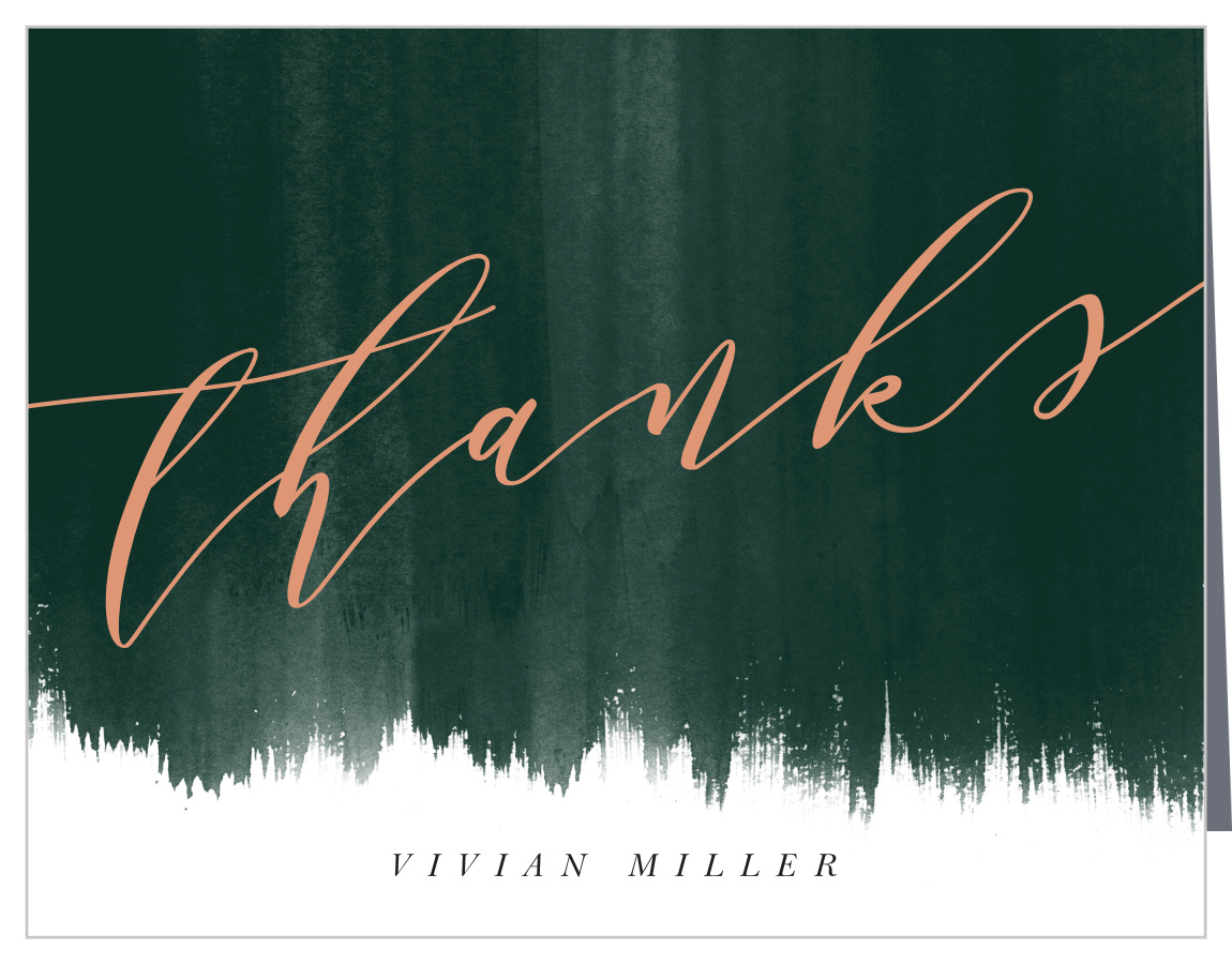Textured Cascade Milestone Birthday Thank You Cards