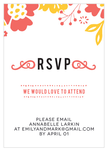 Flowering Love Response Cards