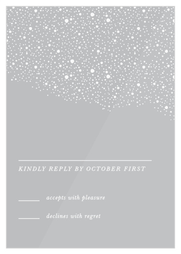 Gothic Halloween Clear Response Cards