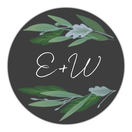Bloom Abound Wedding Stickers