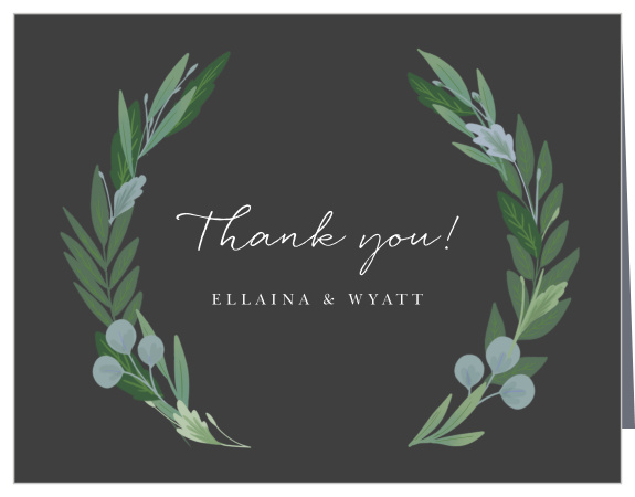 Bloom Abound Wedding Thank You Cards