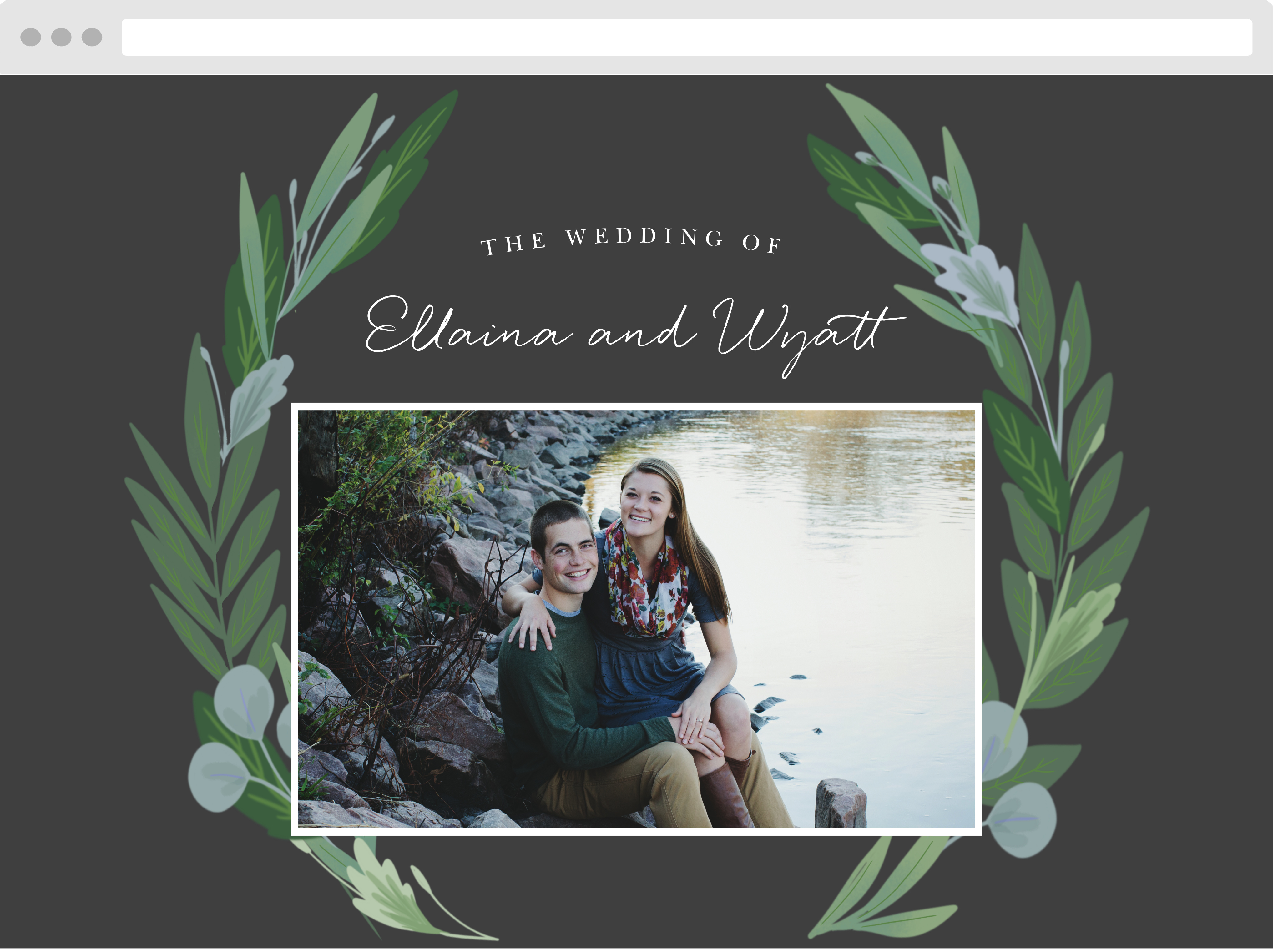 Bloom Abound Wedding Website