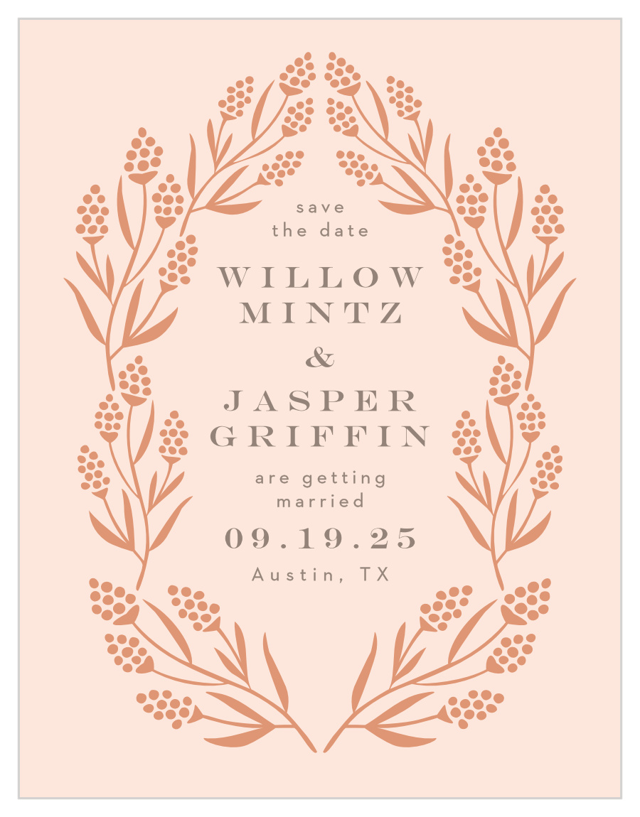 Gilded Hyacinth Save the Date Magnets