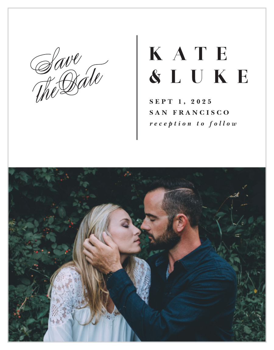Timeless Romance Save the Date Magnets