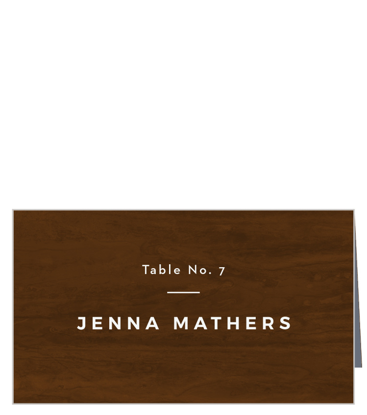 Painted Collage Place Cards