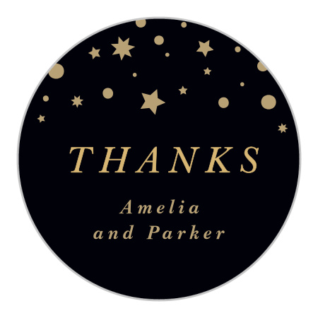 Shining Bright Wedding Stickers