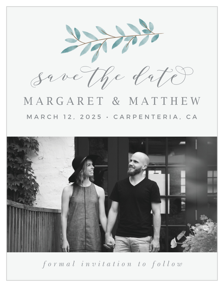 Abundant Branches Save the Date Magnets