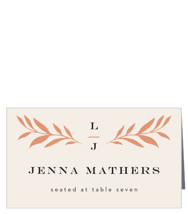 Shining Laurels Place Cards