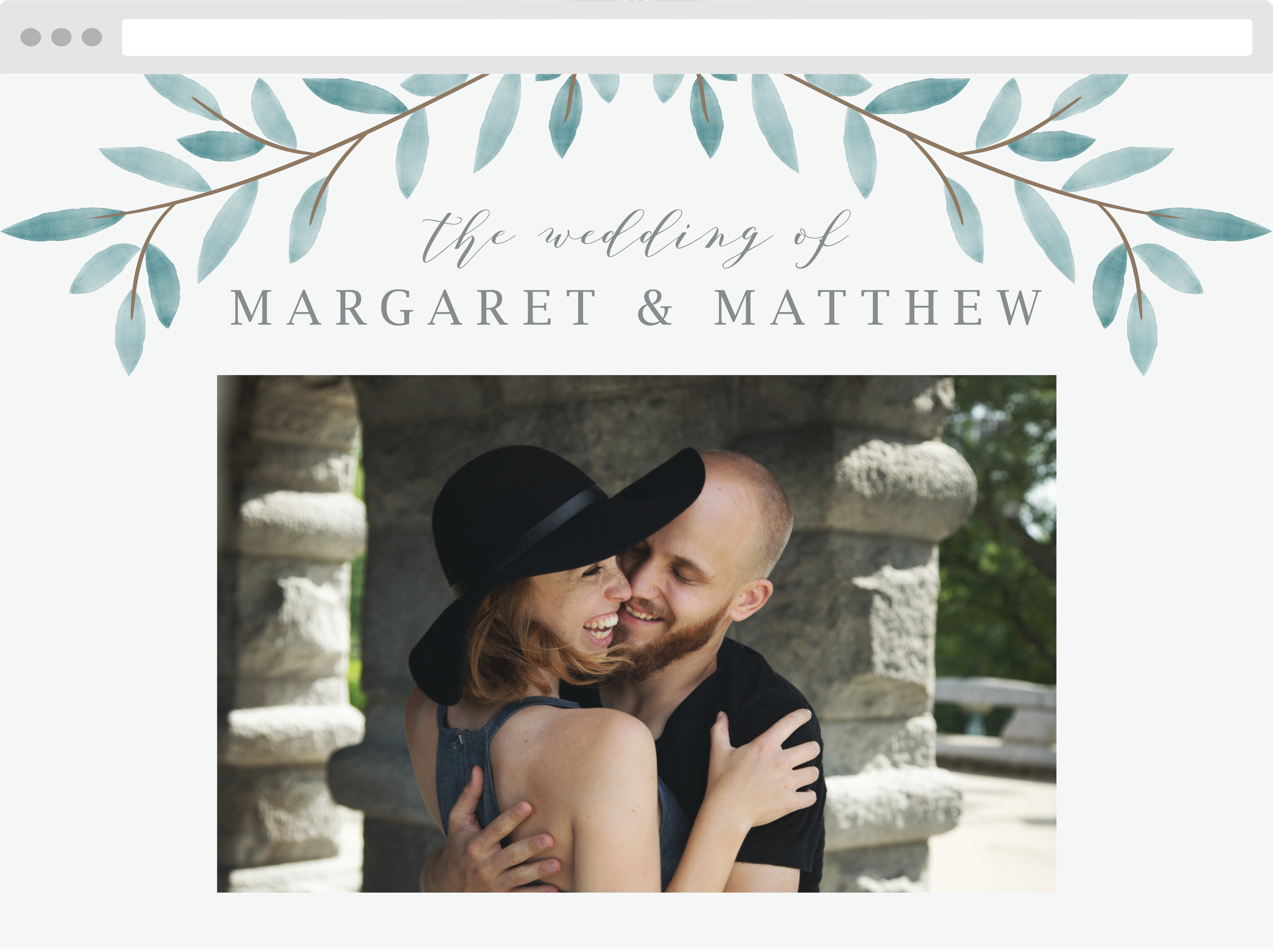 Abundant Branches Wedding Website