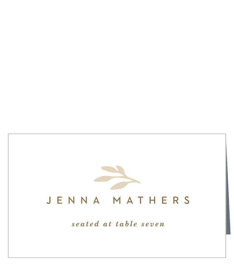 Garden of Greenery Place Cards